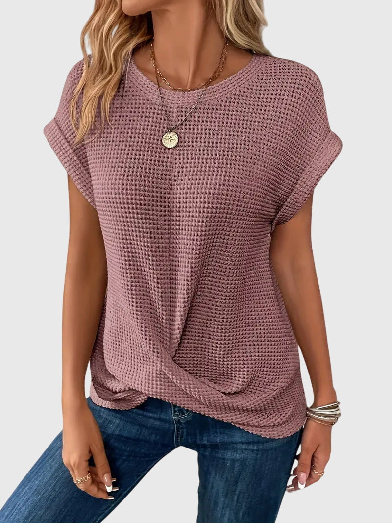 Isa™ | Chemisier élégant à col rond