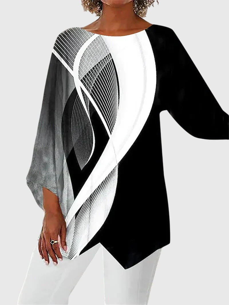 Alayah™ | Haut élégant à col rond