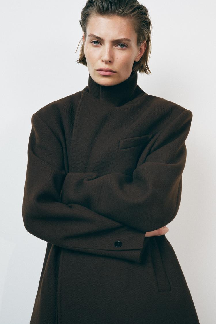 BLAZER MANTEAU MARRON