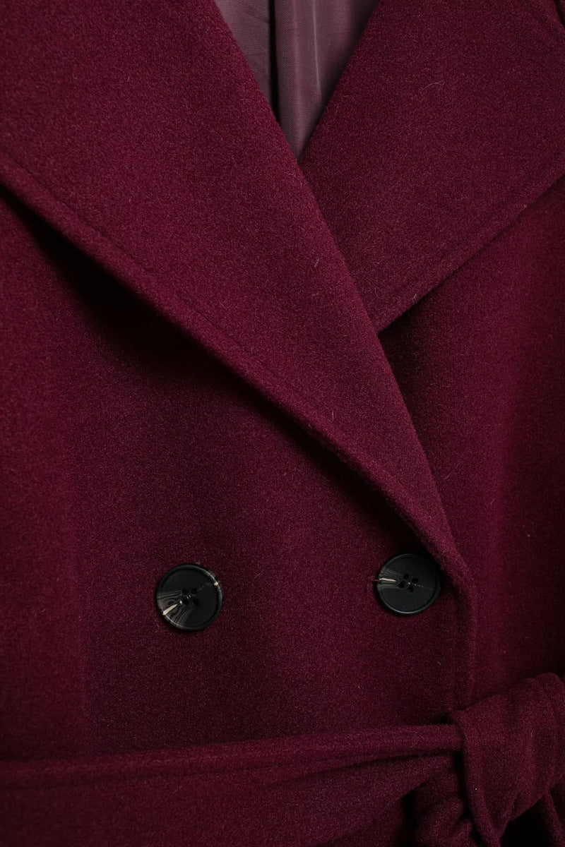 Ramona | Manteau bordeaux