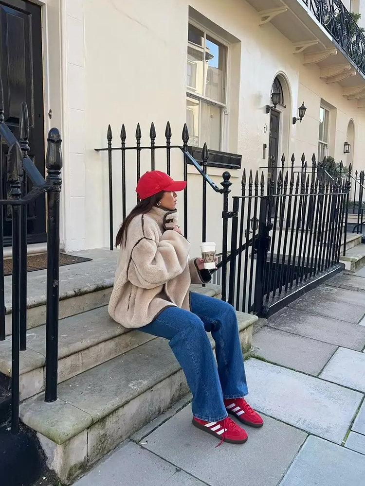 Janice | Veste en polaire Teddy