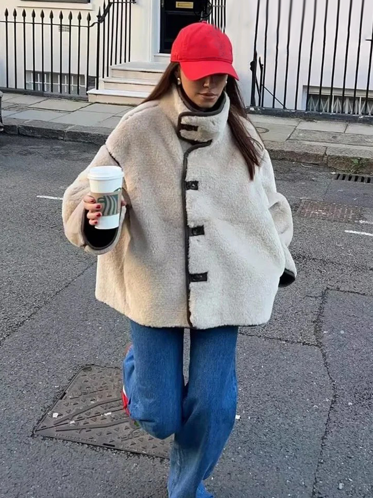 Janice | Veste en polaire Teddy