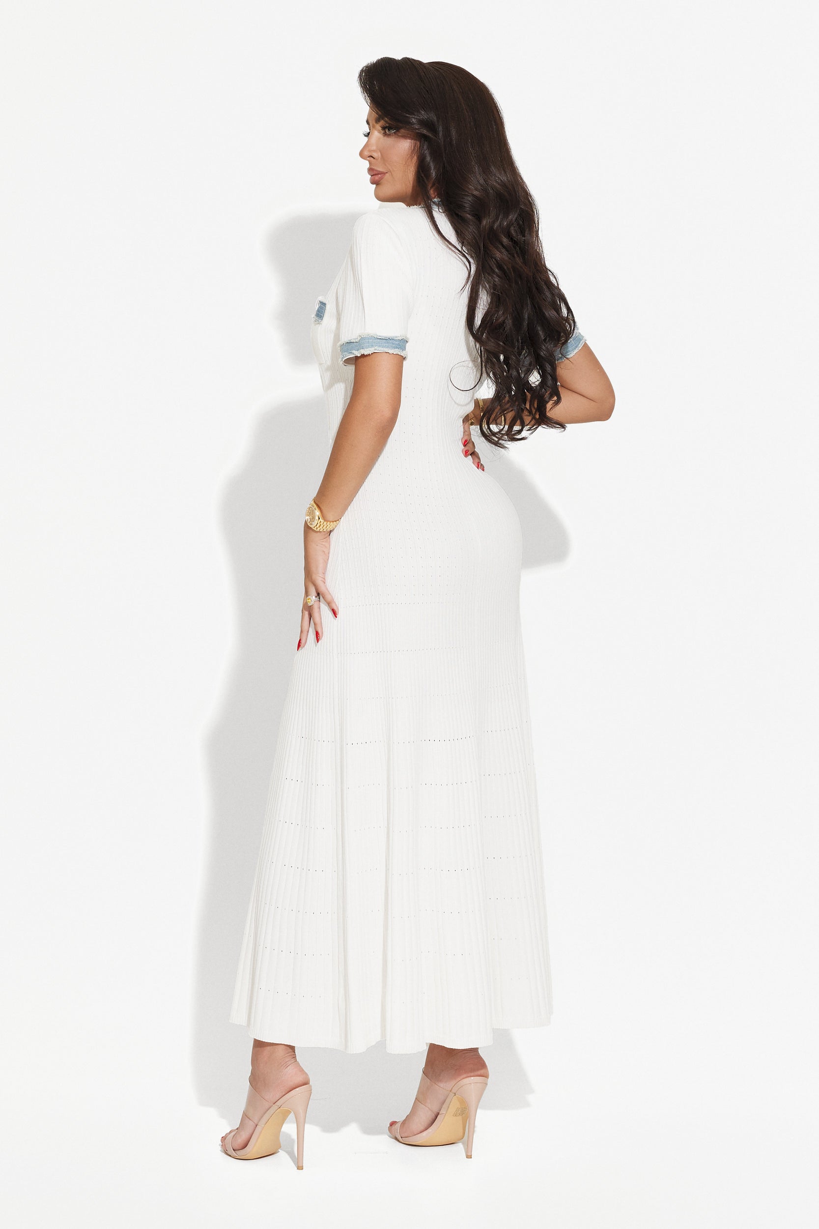 Irina | Robe midi en maille