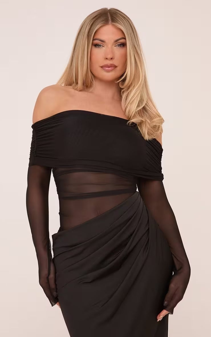 Taylor | Robe maxi taille haute