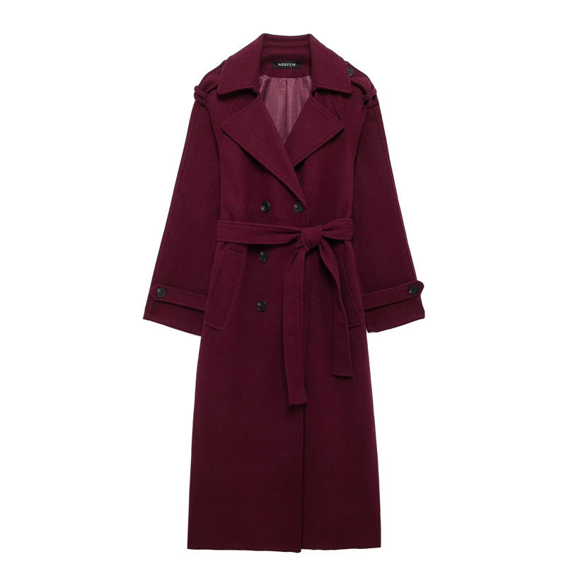 Ramona | Manteau bordeaux