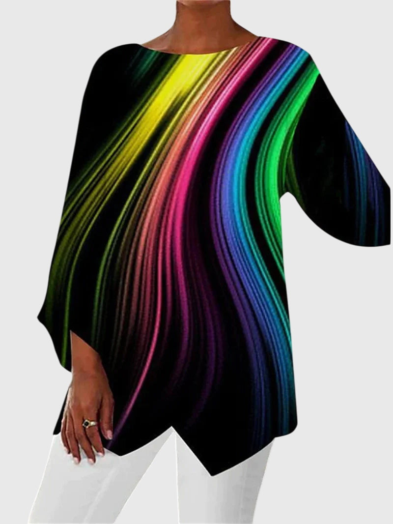 Alayah™ | Haut élégant à col rond